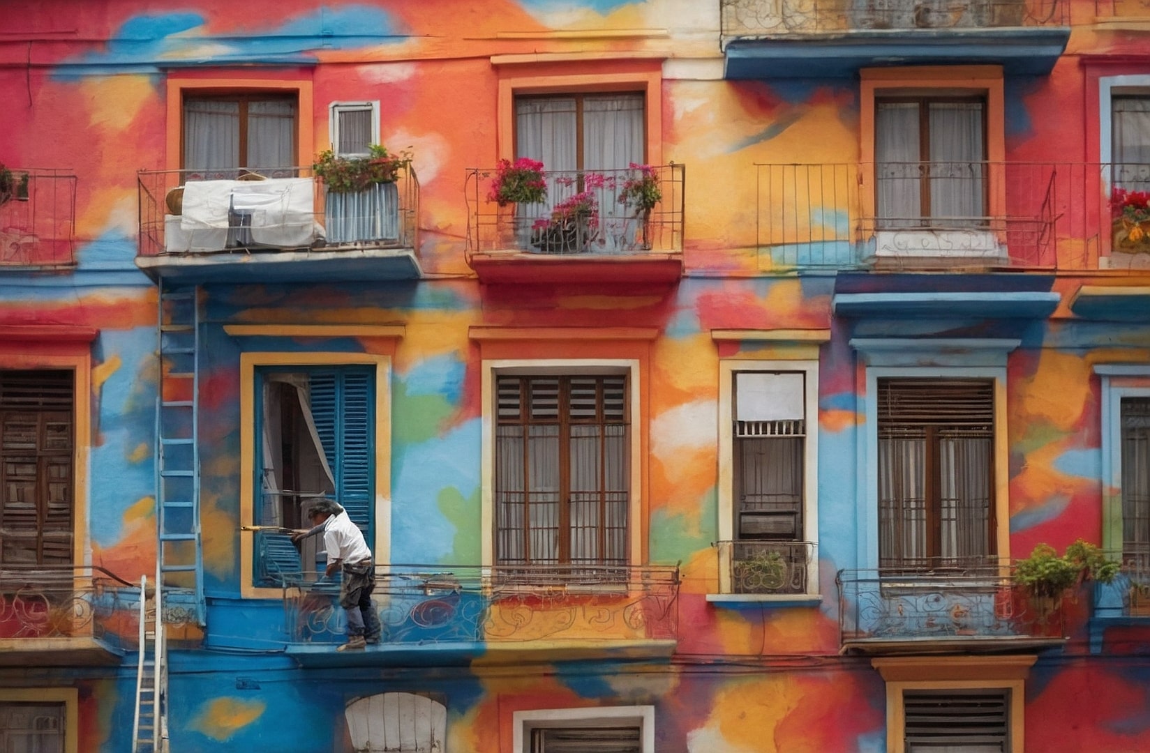 Pintura rápida y precisa.